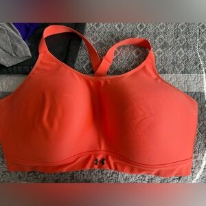 Under Armour Women's Bright Coral Sports Bra